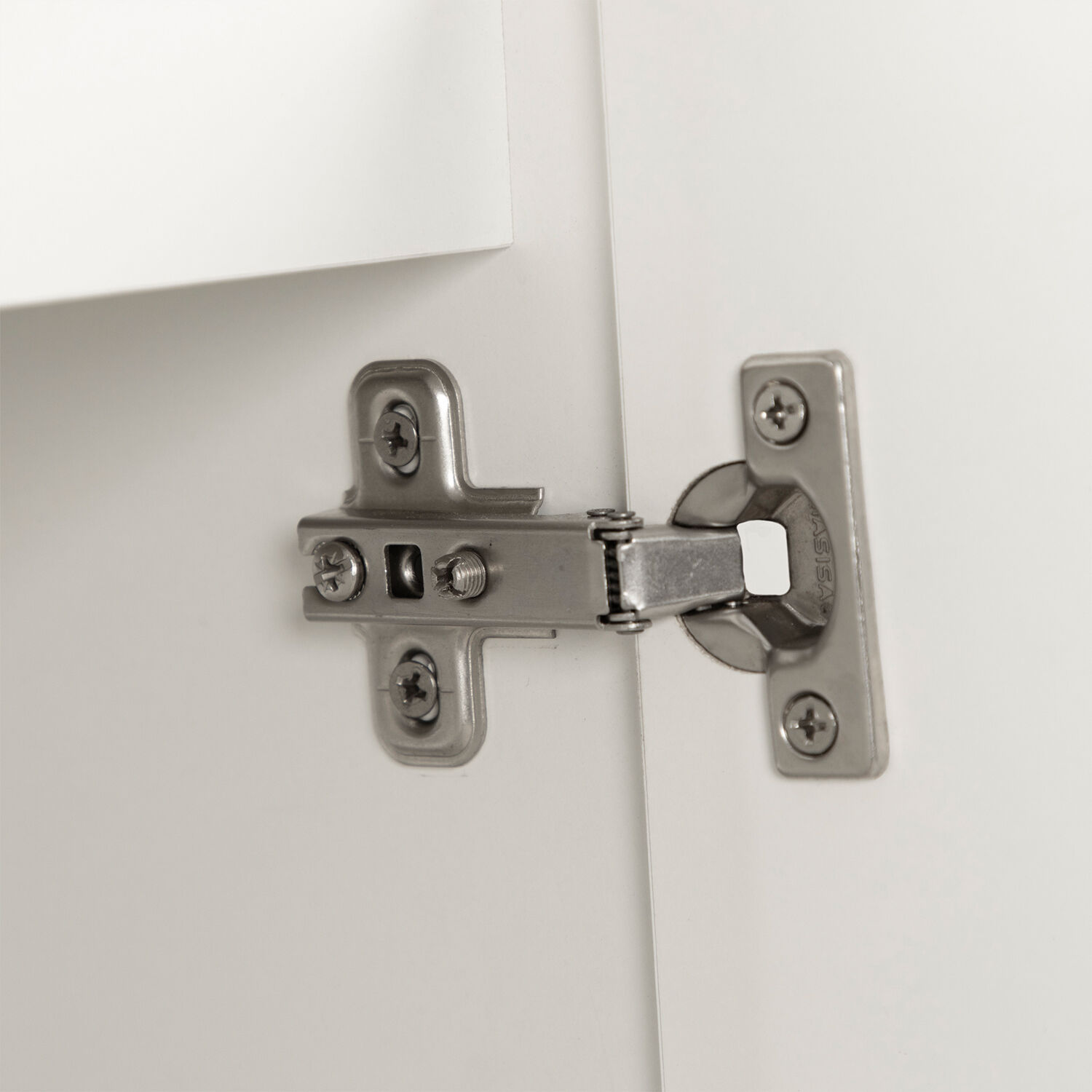 Vanitorio 2 Puertas Bajas Con Soportes Cannes Blanco 50 Cm.