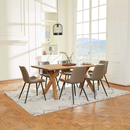 Comedor 6 Sillas Scotland Gris