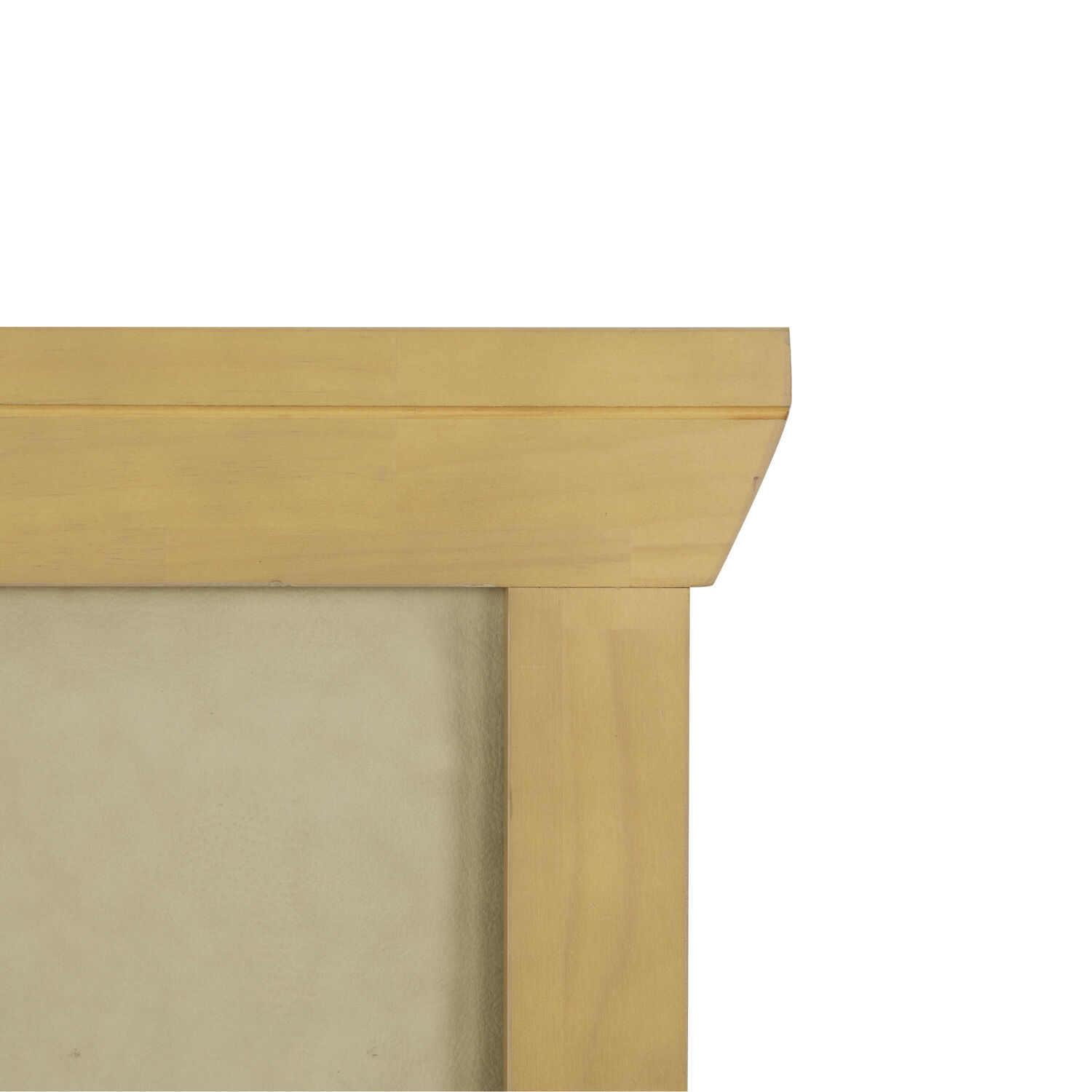 Cama Europea 2 Plazas Ortopedic Base Normal + Respaldo Torino Mostaza