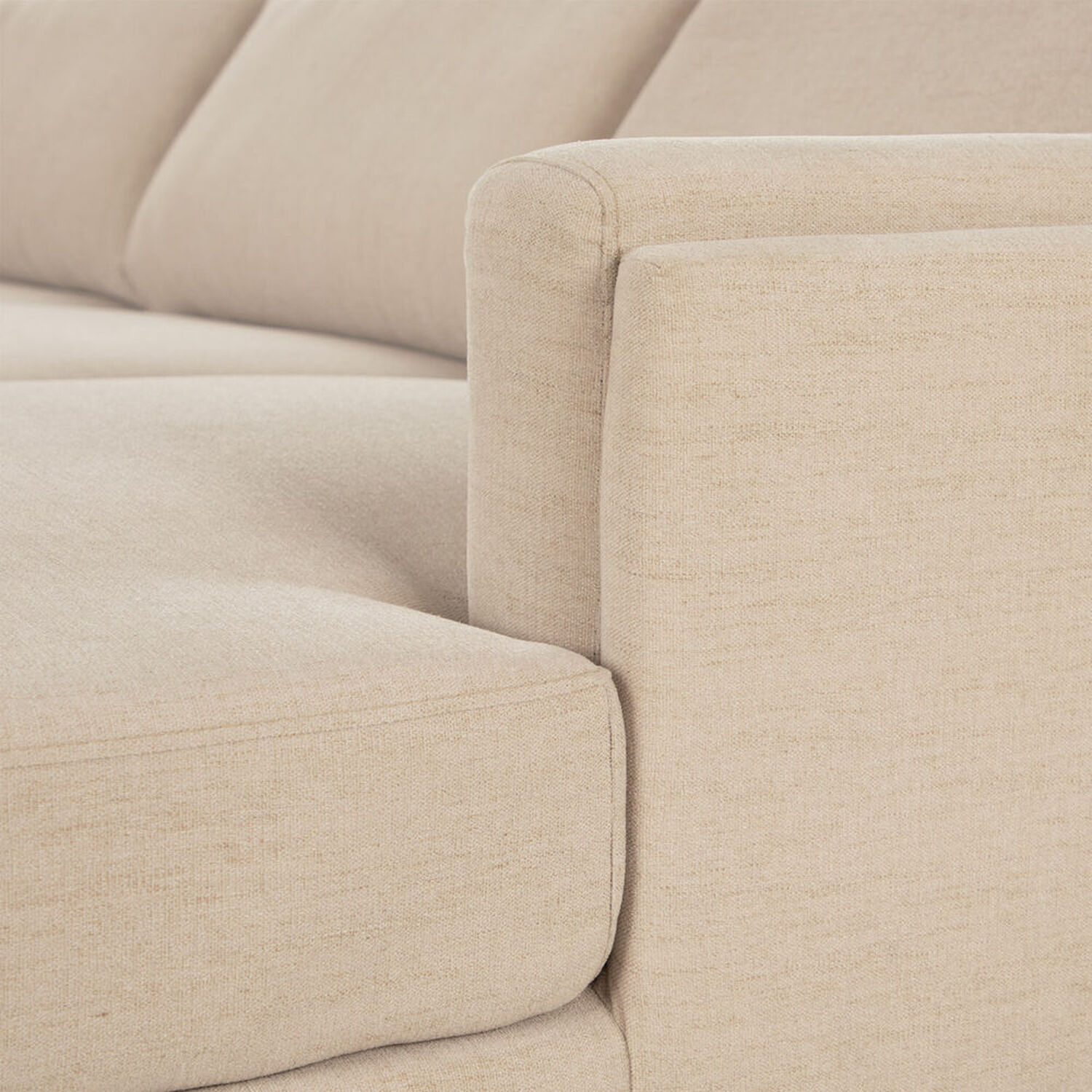 Sof&aacute; Seccional Derecho Beige Mar&iacute;a Repreve