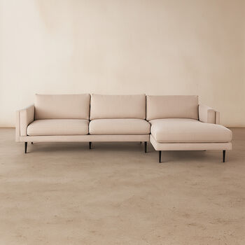 Sofá Seccional Derecho Beige María Repreve