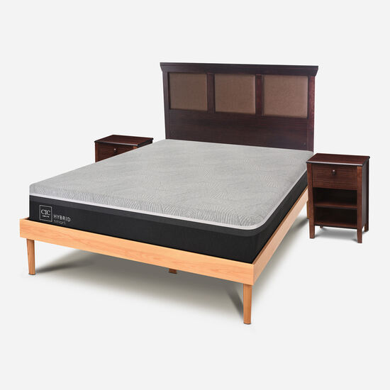 Cama King Hybrid + Set Torino Choc