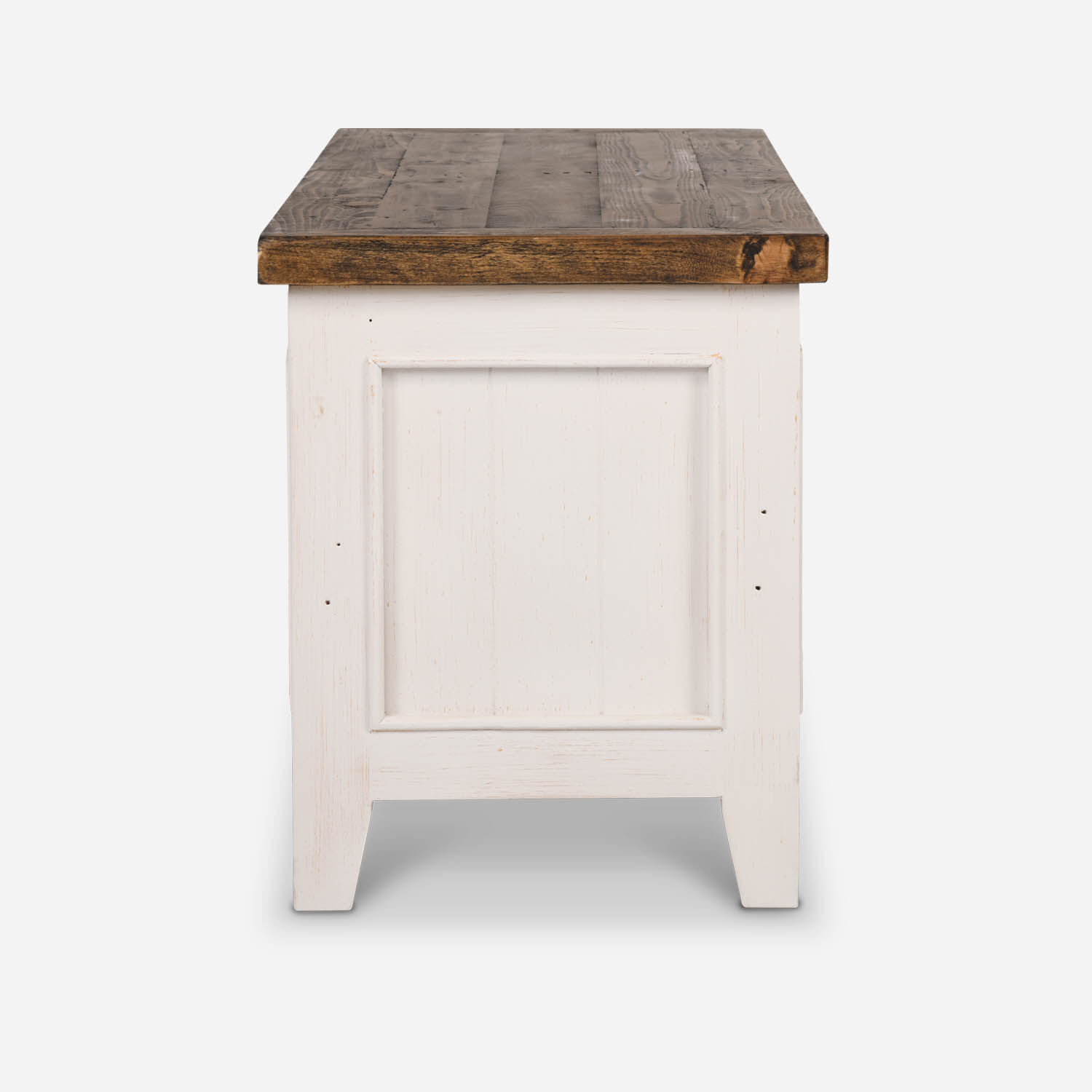 Banqueta Baúl Provenza Blanca