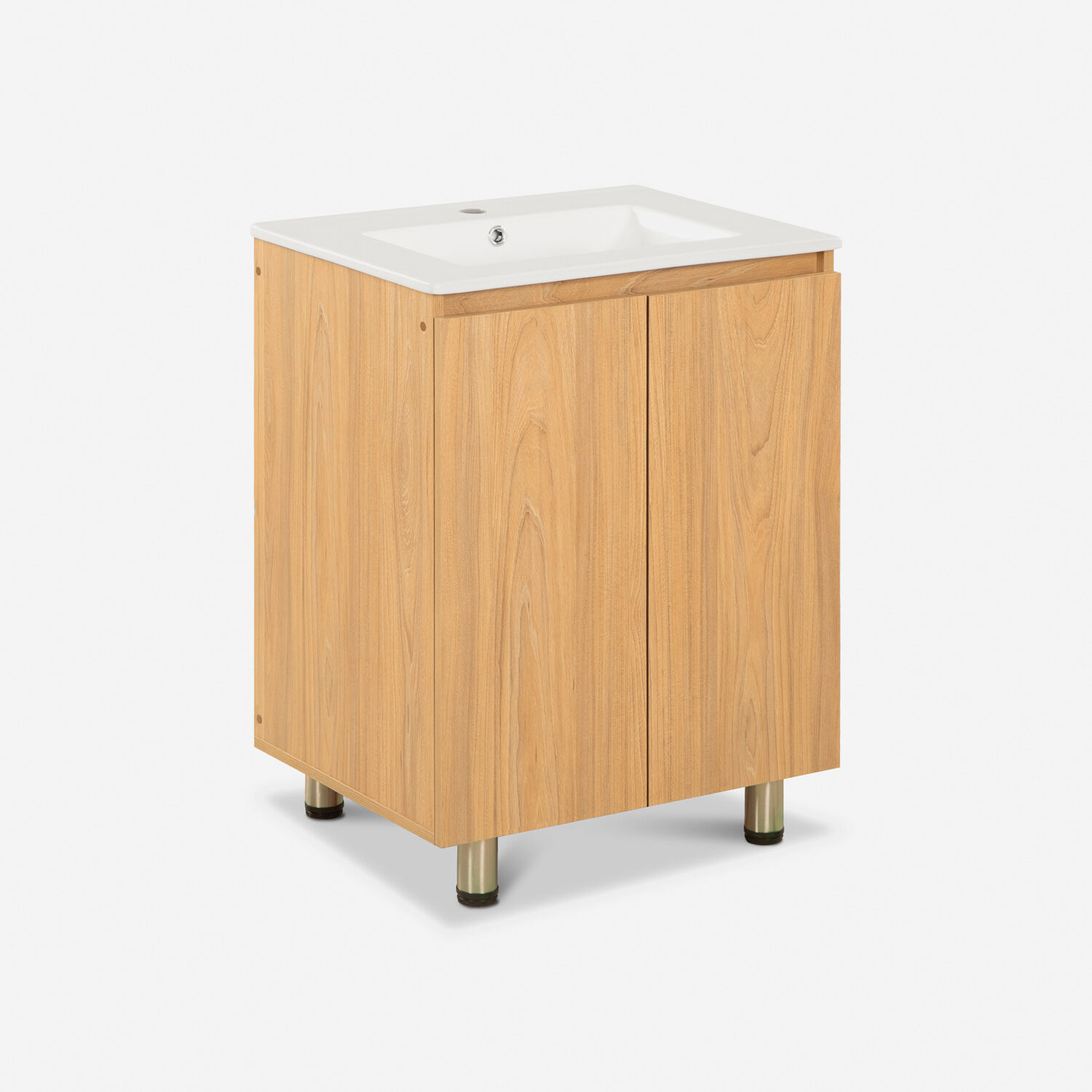 Vanitorio 2 Puertas Con Soportes Lisboa Olmo 60 Cm.