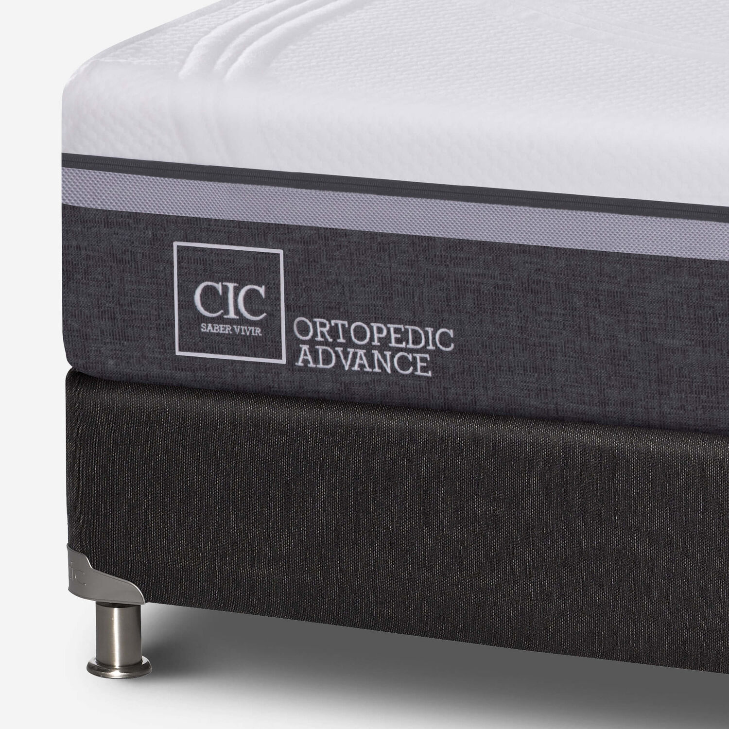 Box Spring King Ortopedic Advance 5 Zonas + Almohadas Viscoel&aacute;sticas