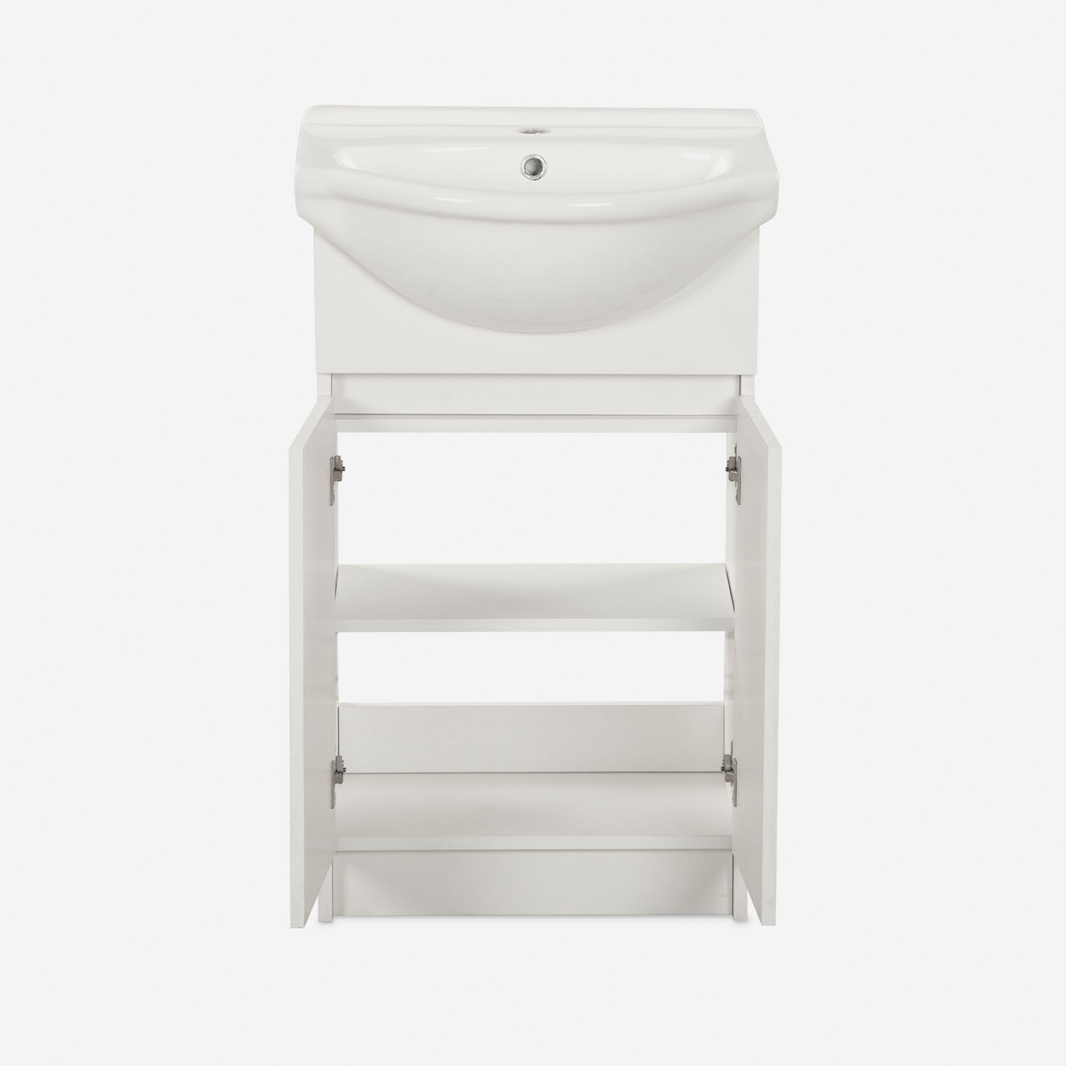 Vanitorio 2 Puertas 1 Repisa Cannes Blanco 50 Cm.