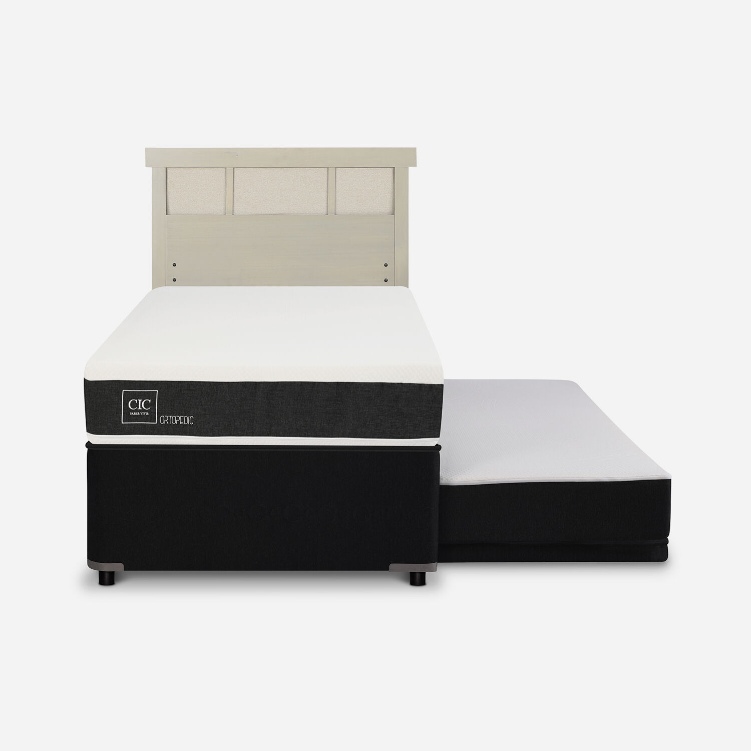 Cama Nido Diván Ortopedic + Respaldo Dublín Alpino