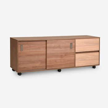 Rack Tv 70" 2 Puertas 2 Cajones Nash