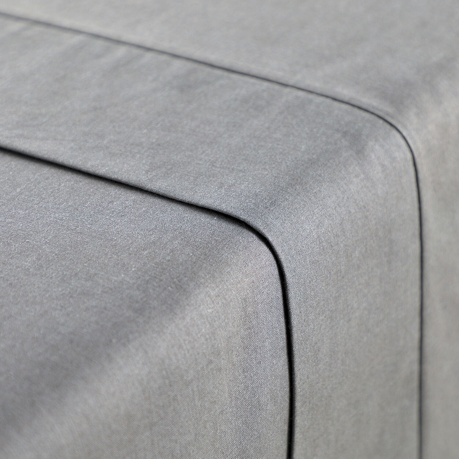 S&aacute;banas 2 Plazas 144 Hilos Lisa Gris