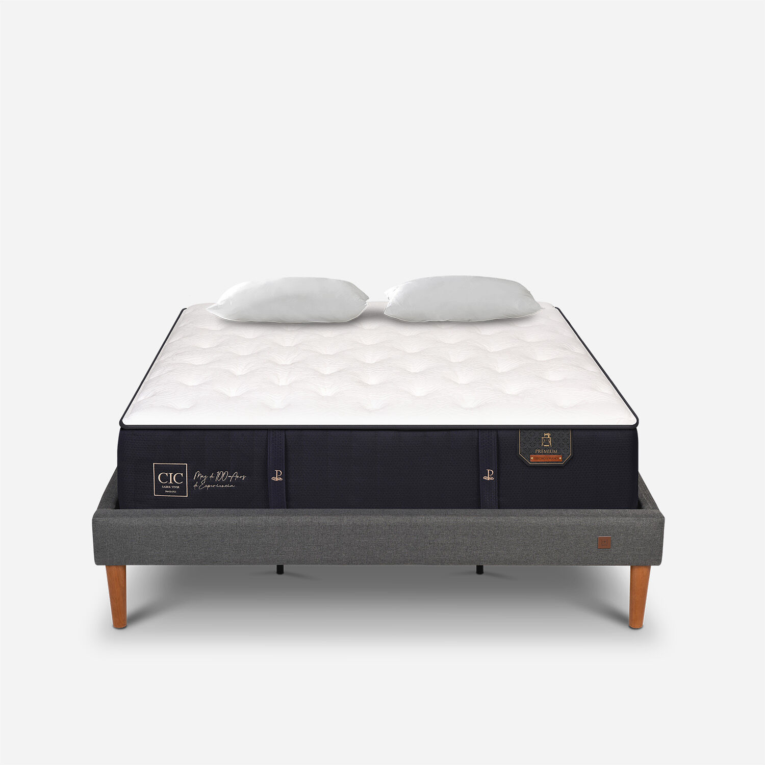 Cama Europea Curve King Premium + Almohada