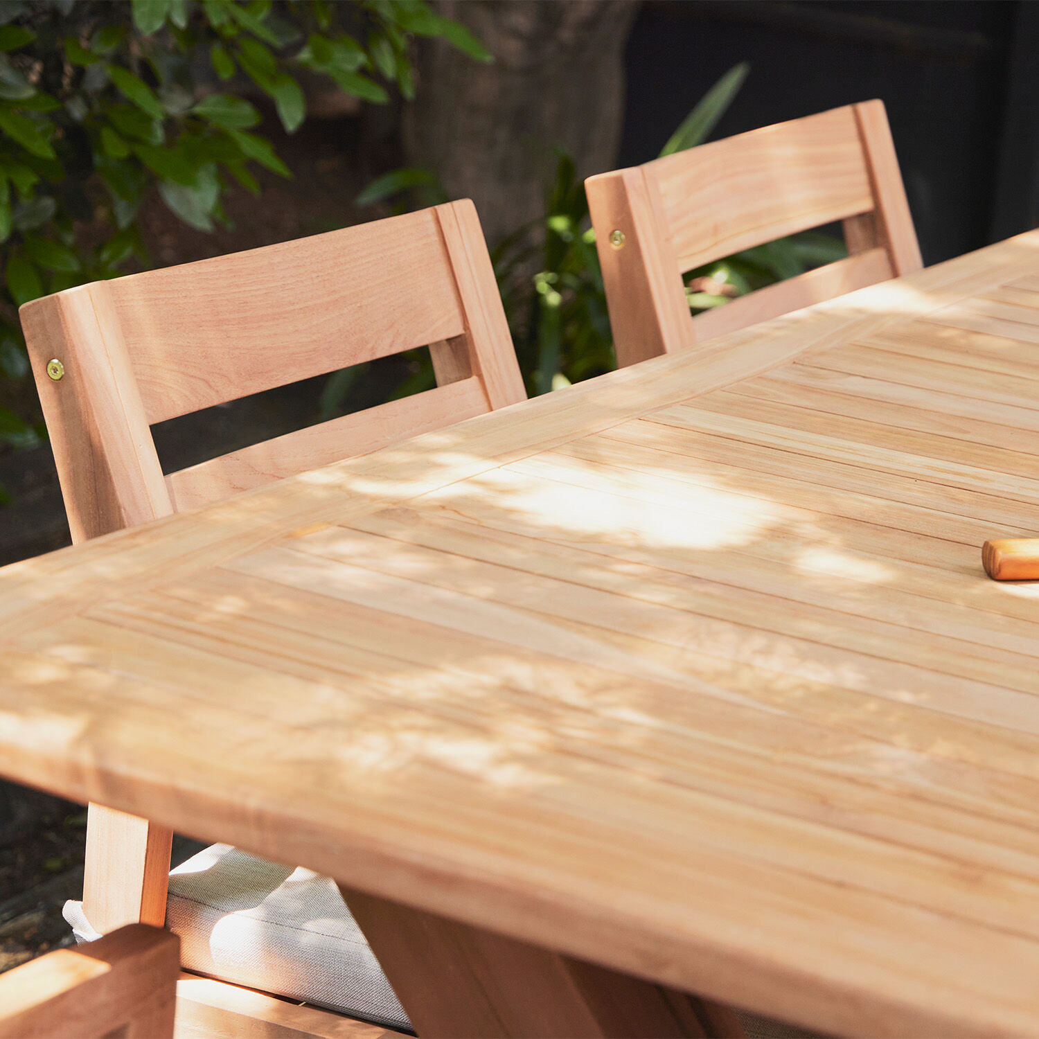 Juego de Comedor para Terraza Teka 4 Sillas 2 Sitiales Aruba