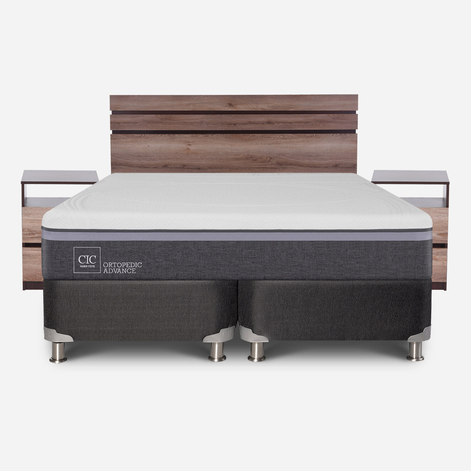 Box Spring King Ortopedic Advance 5 Zonas + Set Ares