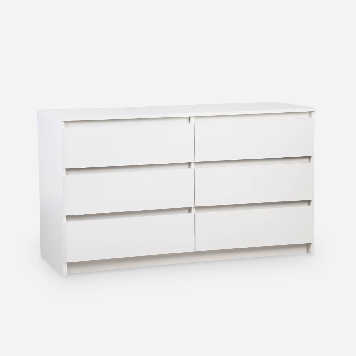 C&oacute;moda 6 Cajones N&oacute;rdica Blanca