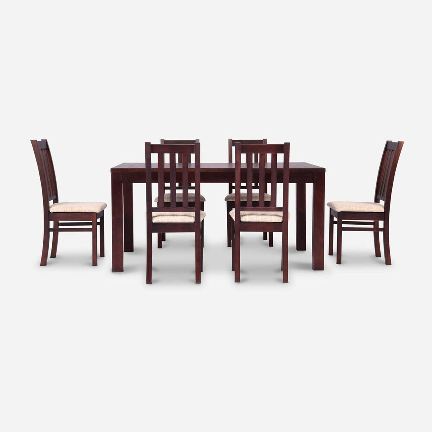 Comedor 6 Sillas &Ntilde;uble Beige