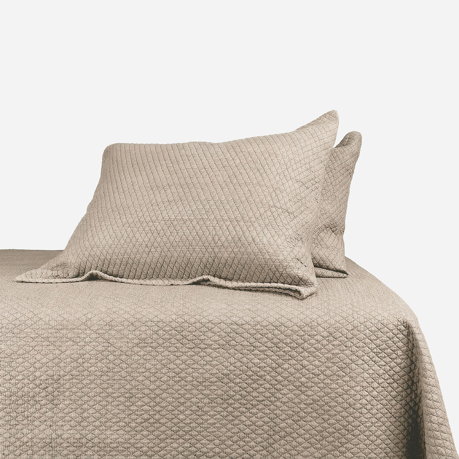 Quilt Super King Microfibra Stonewash Taupe