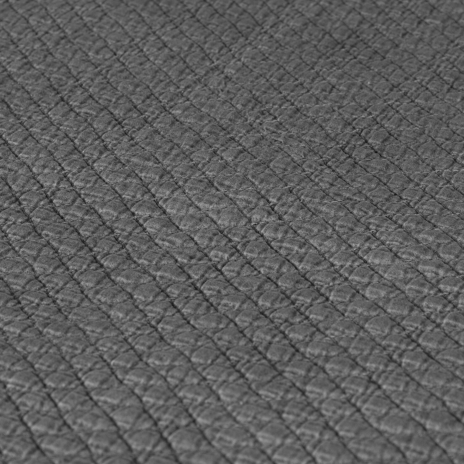 Quilt King Microfibra Stonewash Gris