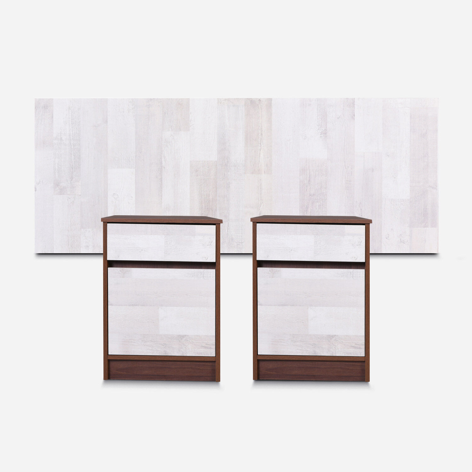 Respaldo King Legno + Veladores