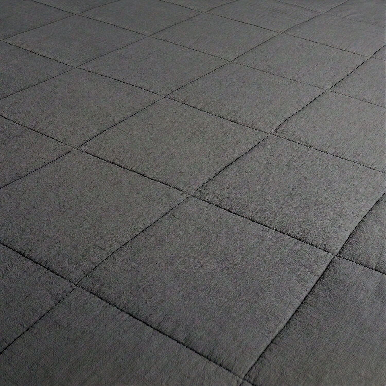 Quilt 2 Plazas Algod&oacute;n Stonewash Gris