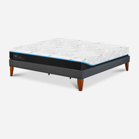 Cama Europea Box King Infinity Green