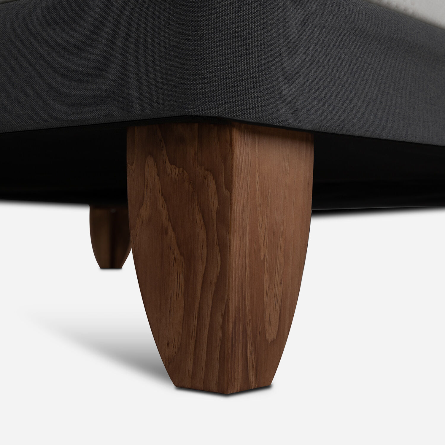 Cama Europea 2 Plazas Alaska Base Dividida + Respaldo Mil&aacute;n Mostaza