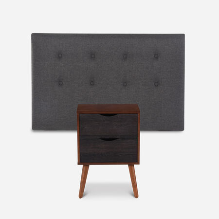Respaldo Single + Velador &Eacute;ufrates