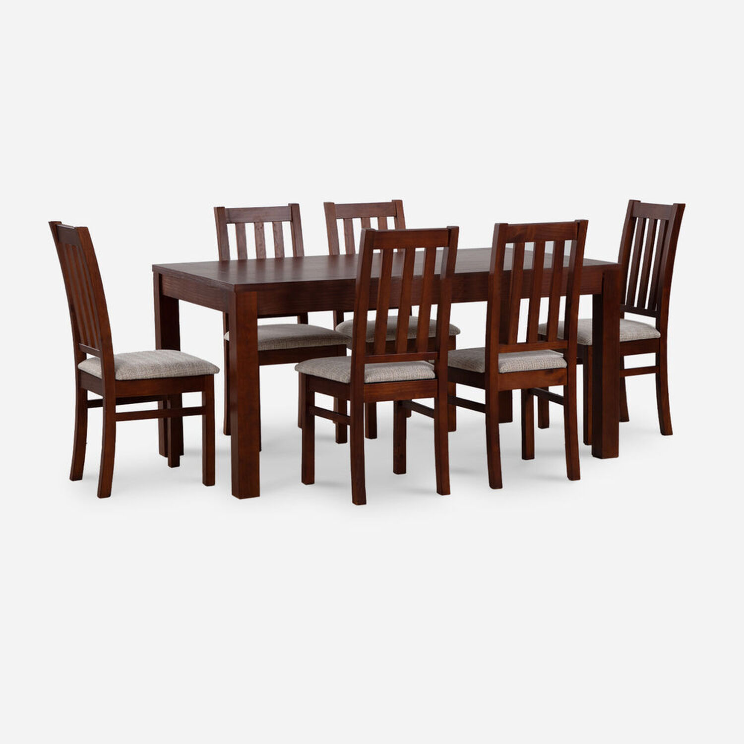 Comedor 6 Sillas &Ntilde;uble Caramelo Beige