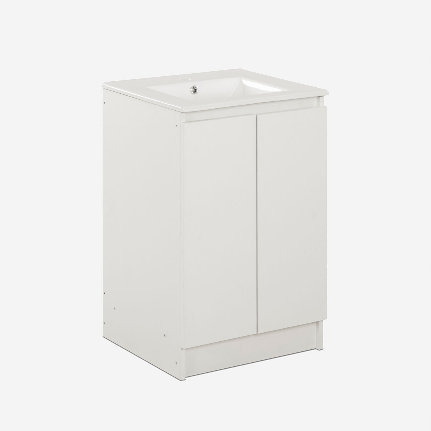 Vanitorio 2 Puertas Lisboa Blanco 50 Cm.