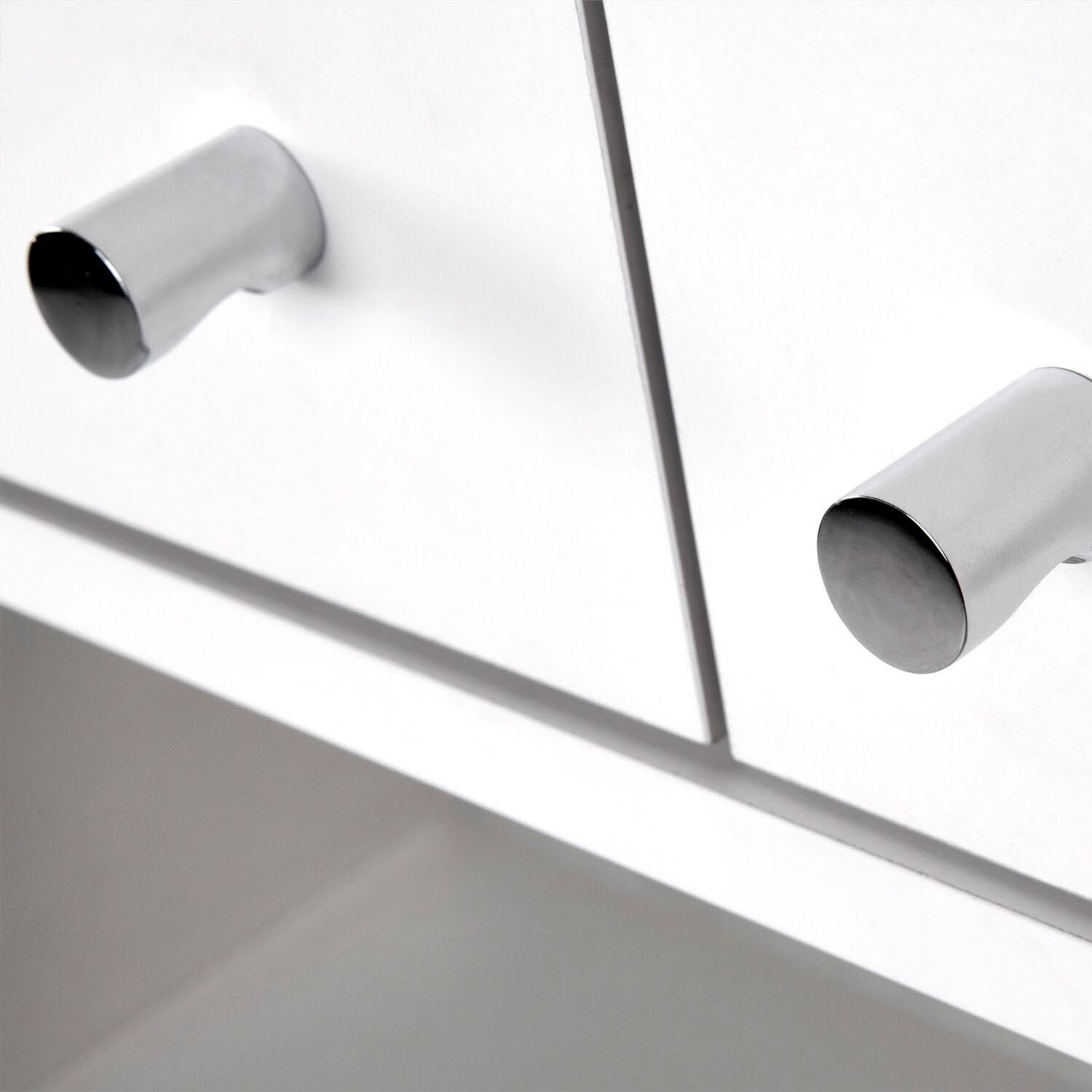 Set de Ba&ntilde;o Estante 2 Puertas 1 Repisa + Vanitorio + Estante Organizador Blanco