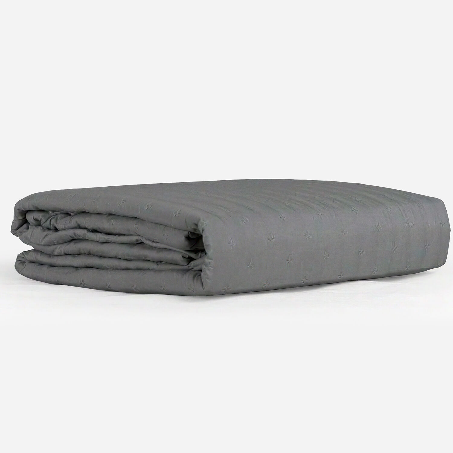 Quilt 2 Plazas Microfibra Gris