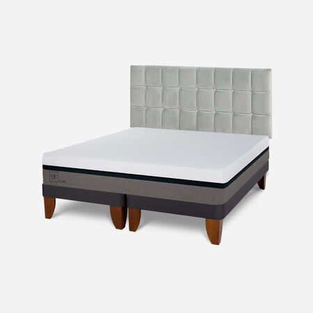 Cama Europea King Balance + Respaldo Sile