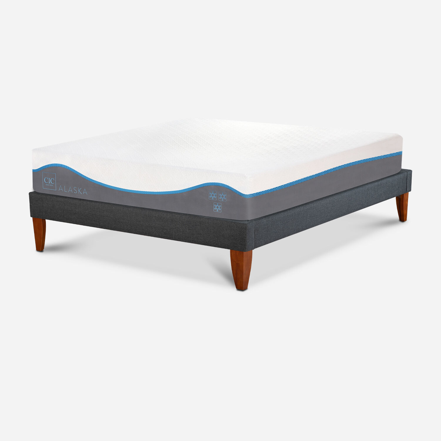 Cama Europea Box 2 Plazas Alaska