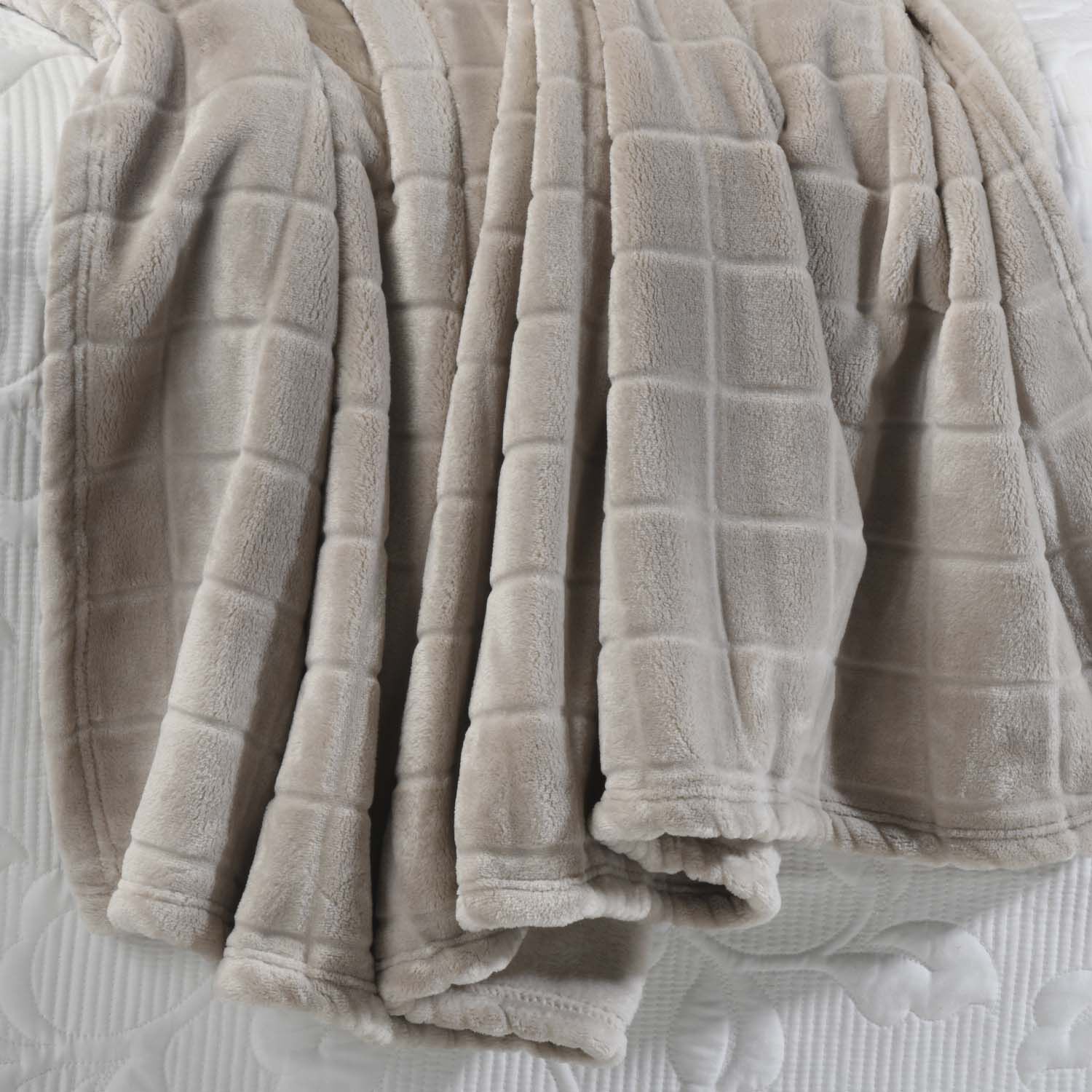 Frazada 2 Plazas Beige Ss22