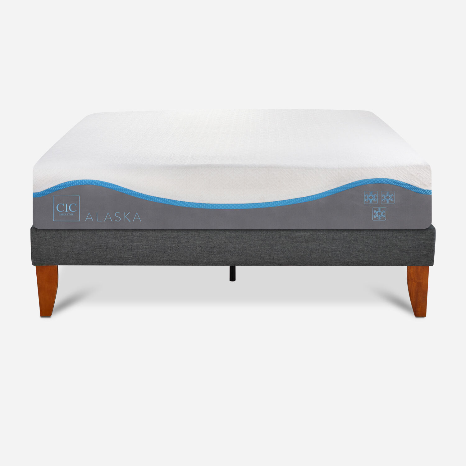 Cama Europea Box 2 Plazas Alaska
