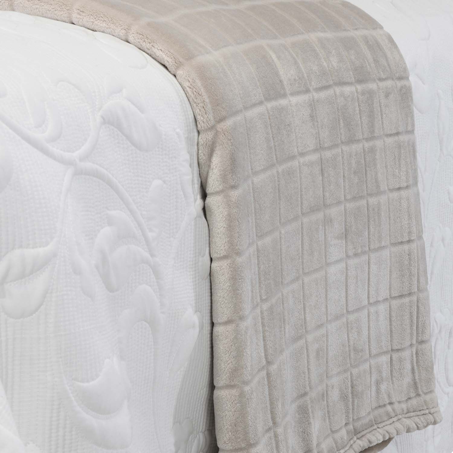 Frazada 2 Plazas Beige Ss22