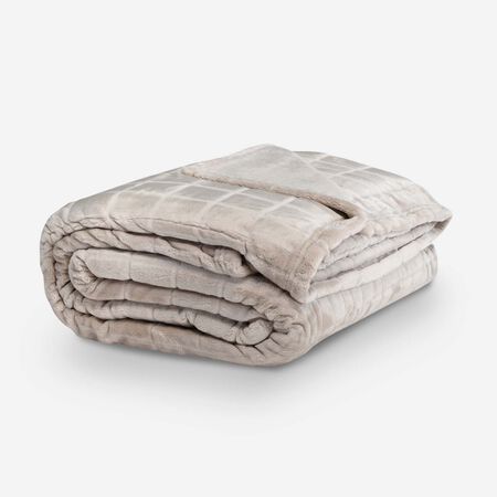 Frazada 2 Plazas Beige Ss22