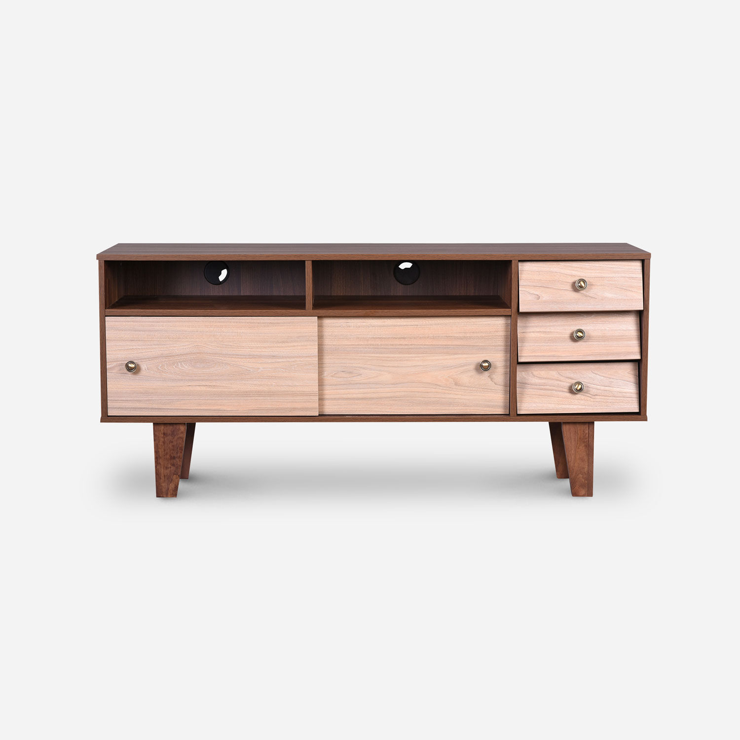 Rack Tv 60" Alto Miscanti Nogal