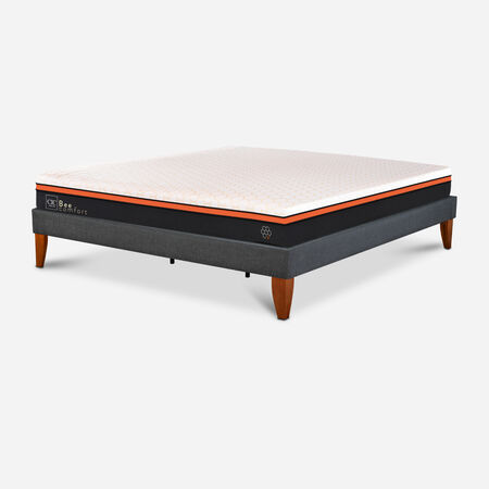 Cama Europea Box King Bee Comfort 180x200