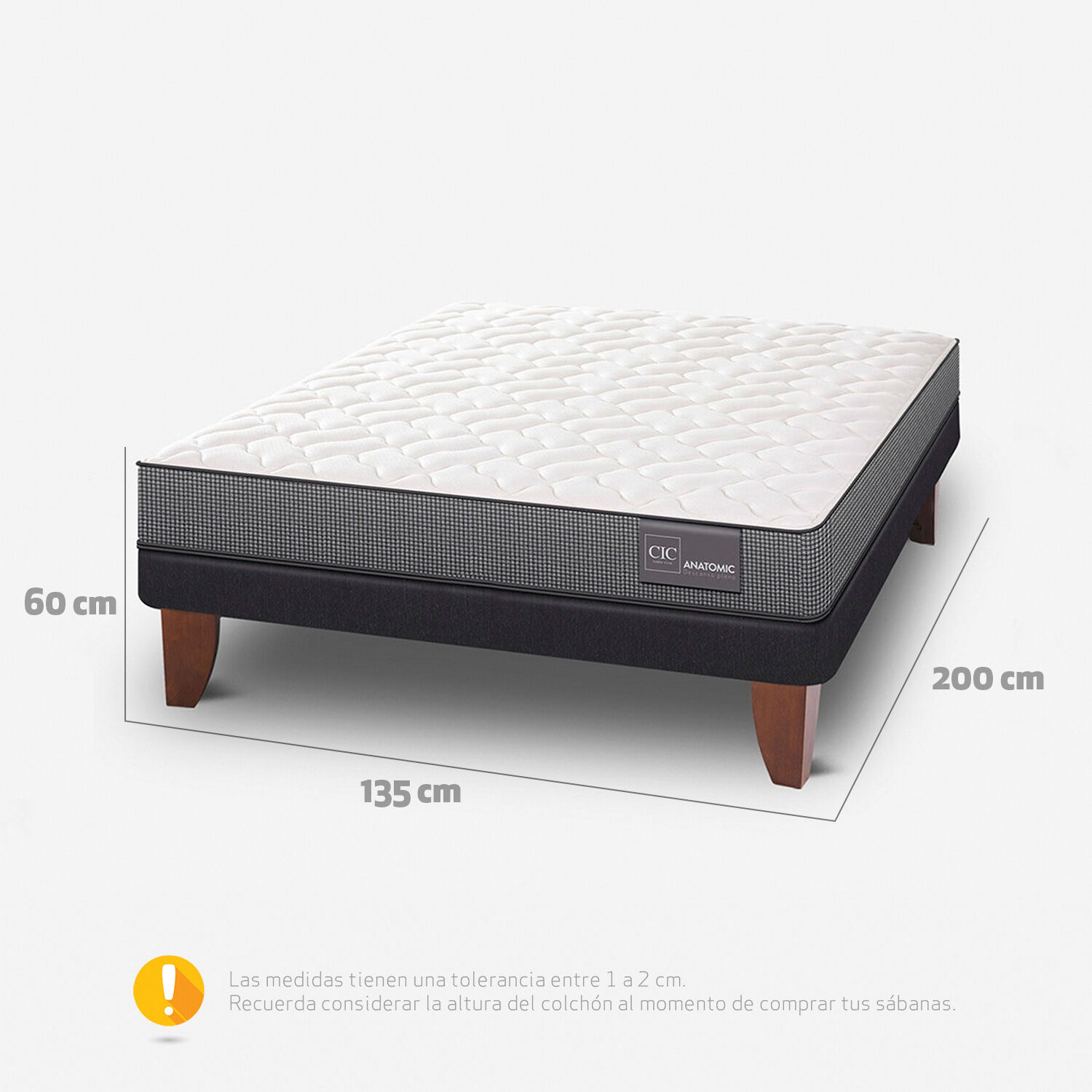 Cama Europea Full Anatomic