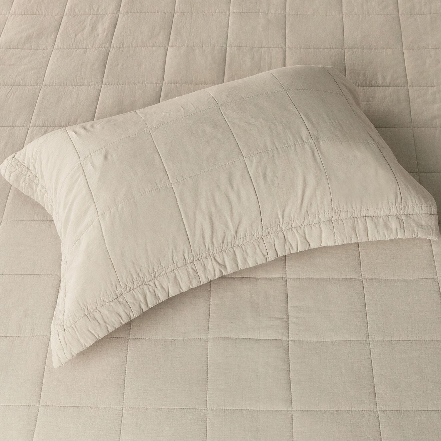 Quilt 2 Plazas Algod&oacute;n Stonewash Arena