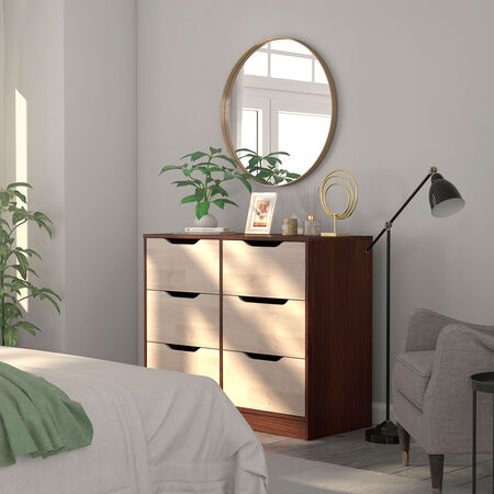 C&oacute;moda 6 Cajones Legno