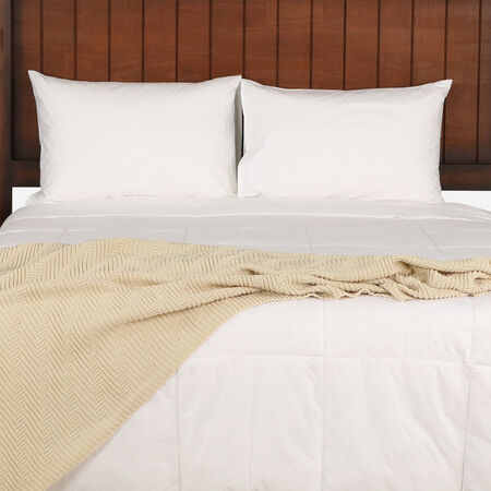 Manta Espiga Taupe