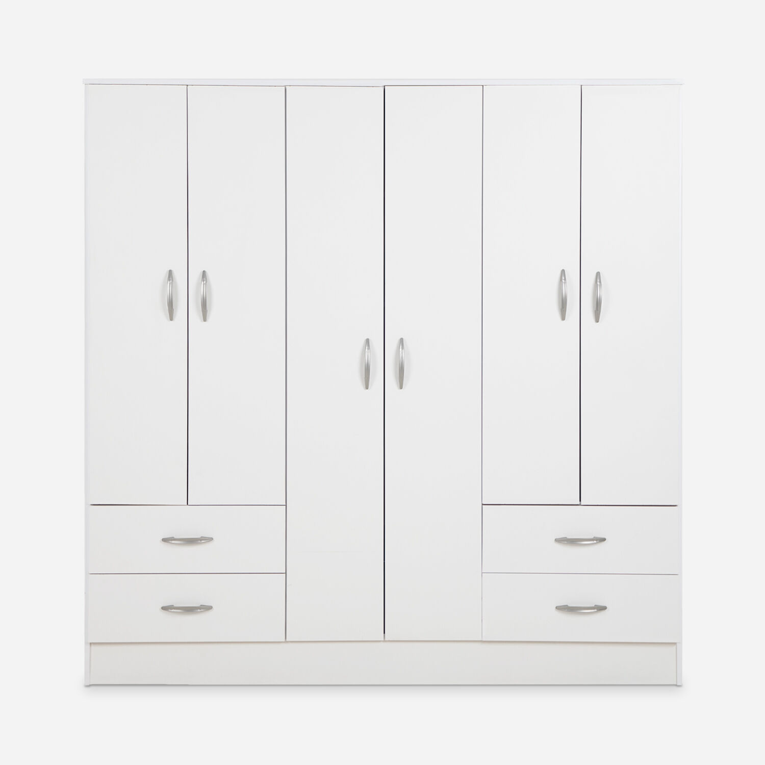 Cl&oacute;set Maipo 6 Puertas 4 Cajones Blanco