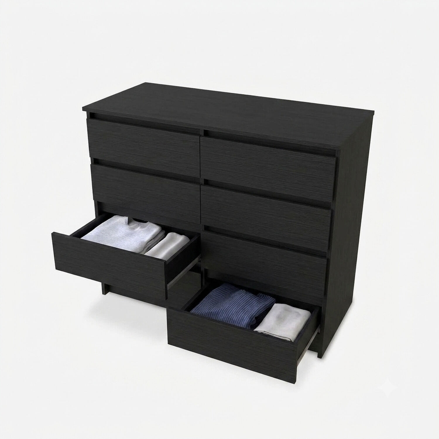 C&oacute;moda Austria Ocho Cajones Black