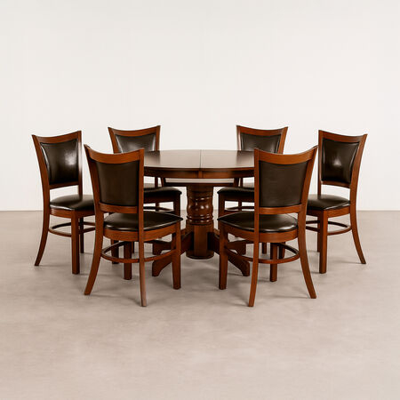 Comedor 6 Sillas New Calabria Chocolate