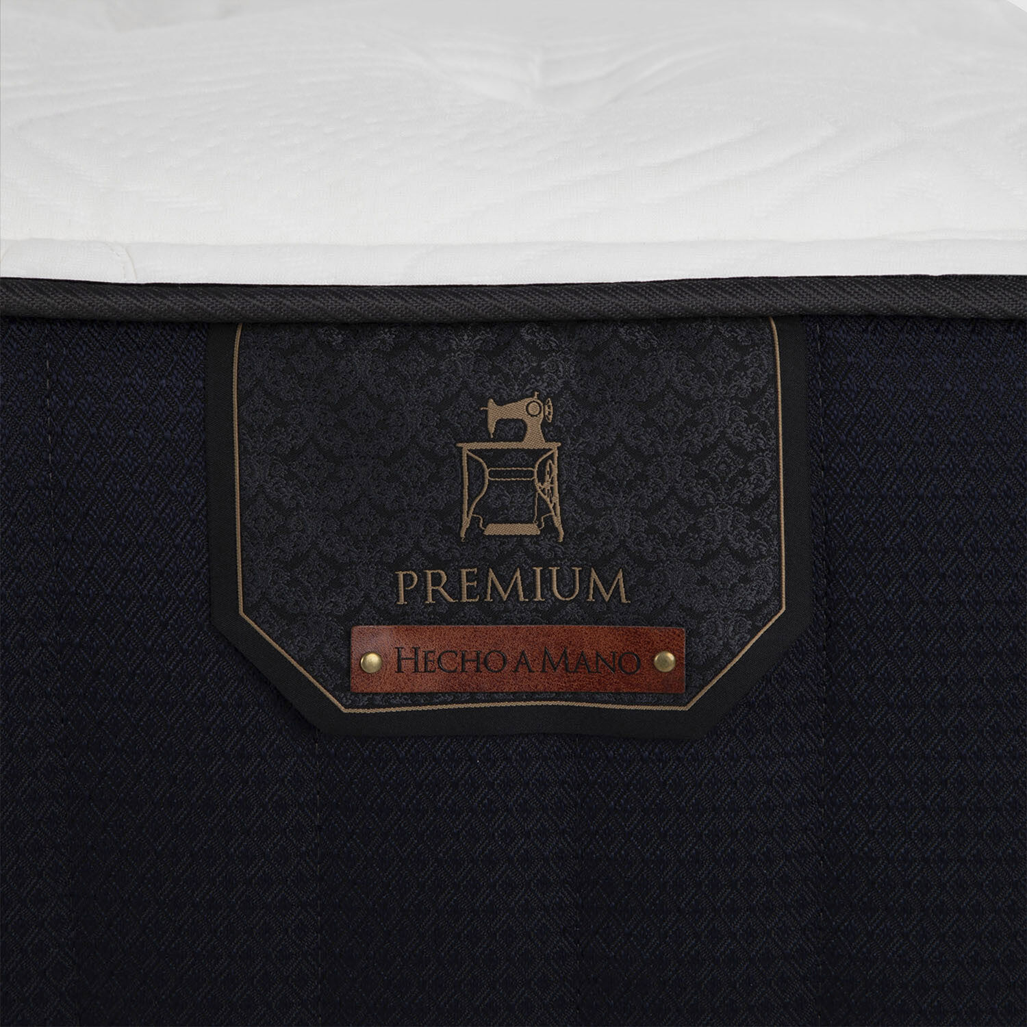 Cama Iron Smart 2 Plazas Premium + Respaldo Black