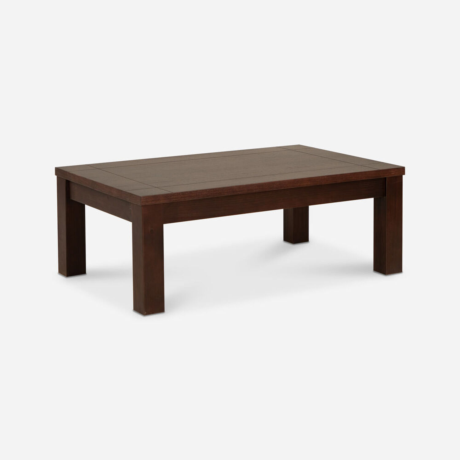 Mesa Centro &Ntilde;uble Chocolate 110x70x40 Cm.