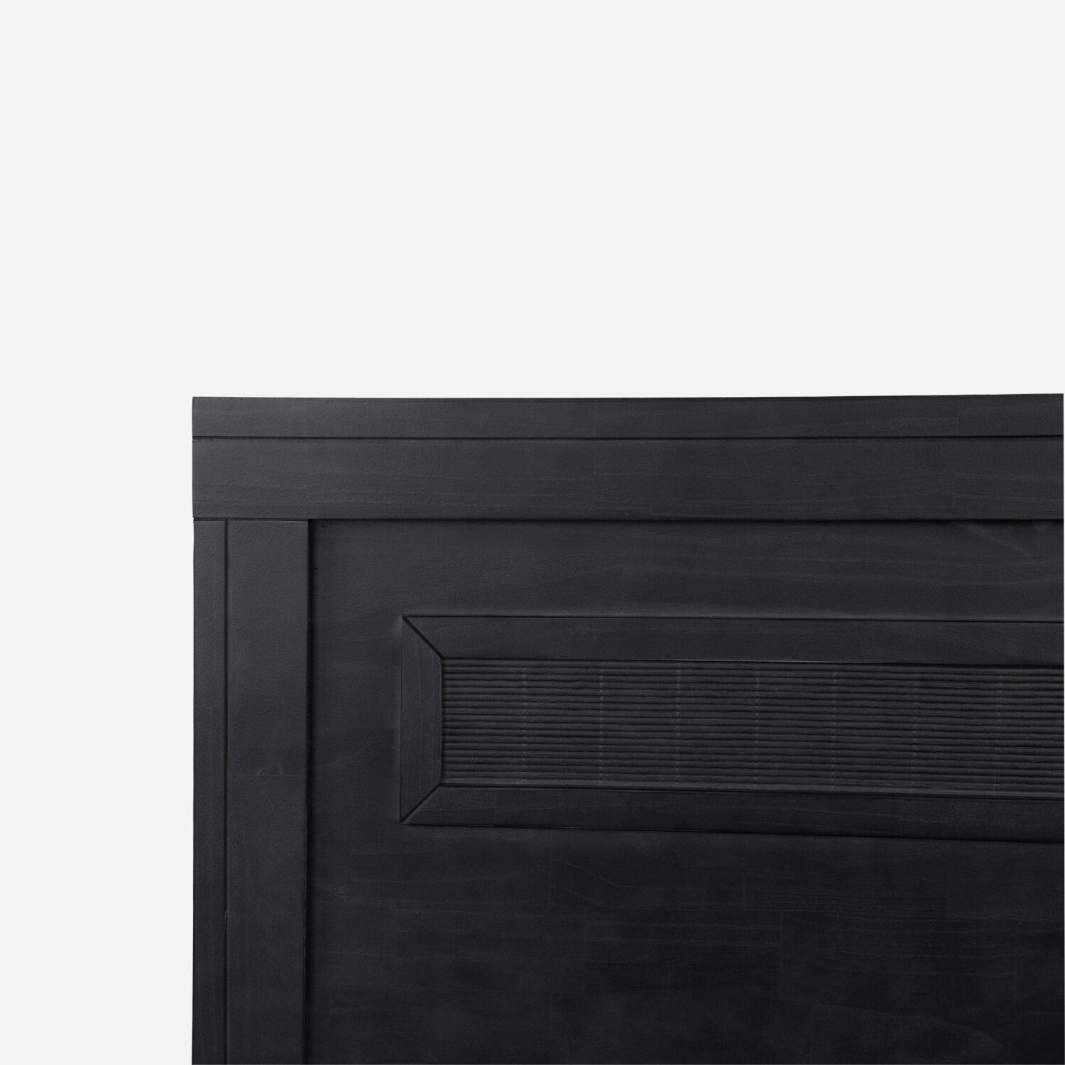 Cama Europea King Lux + Respaldo Mil&aacute;n Negro