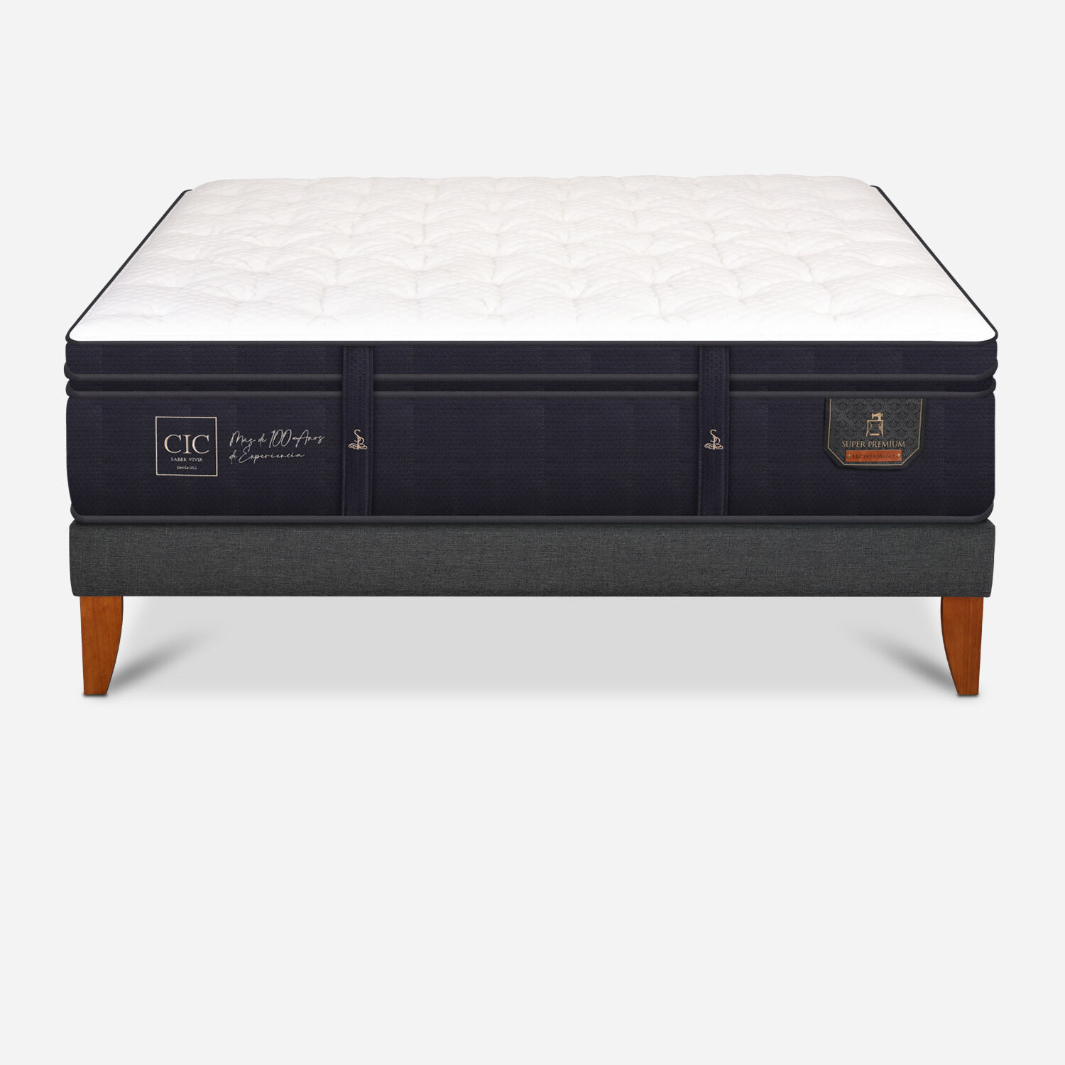 Cama Europea Box Super King Super Premium