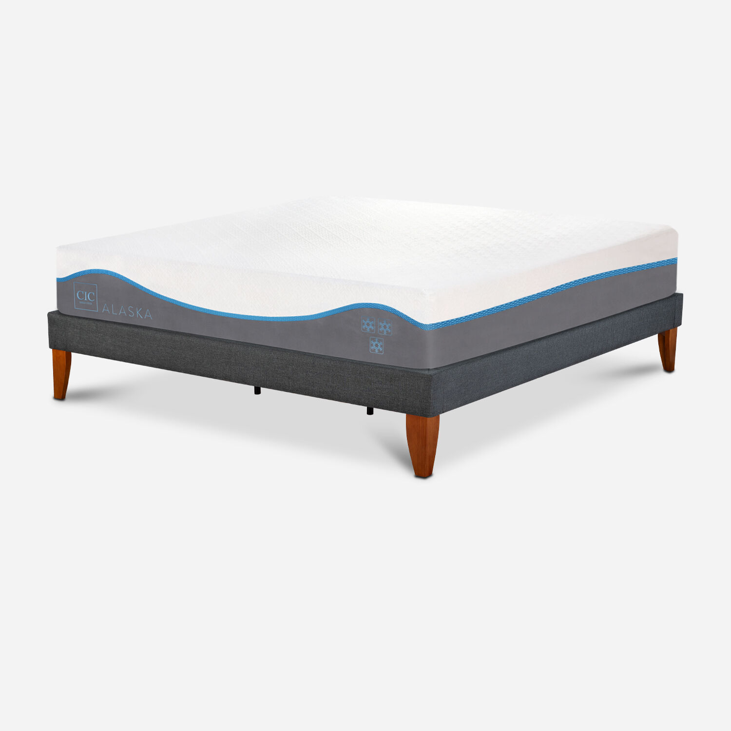 Cama Europea Box King Alaska