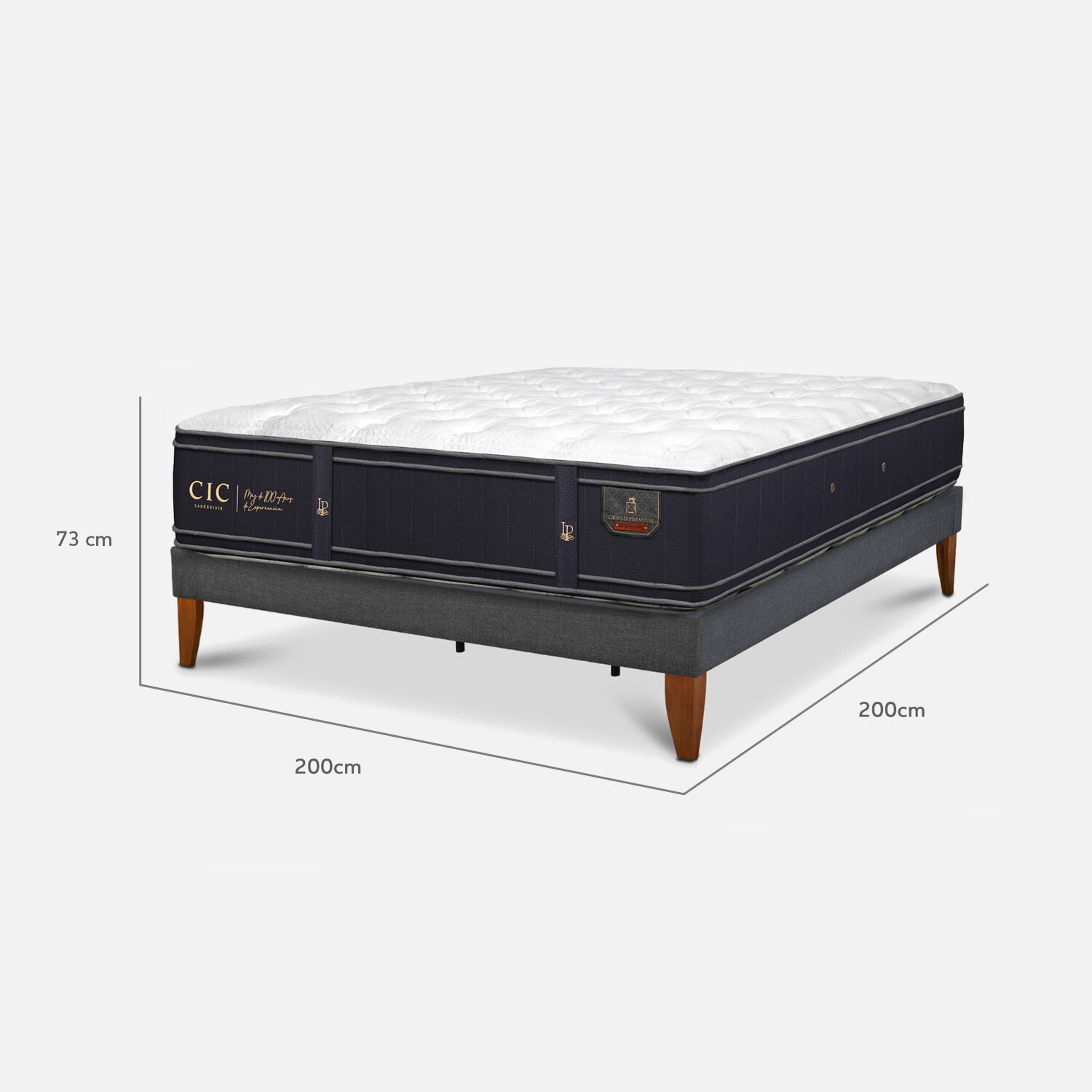 Cama Europea Box Super King Grand Premium